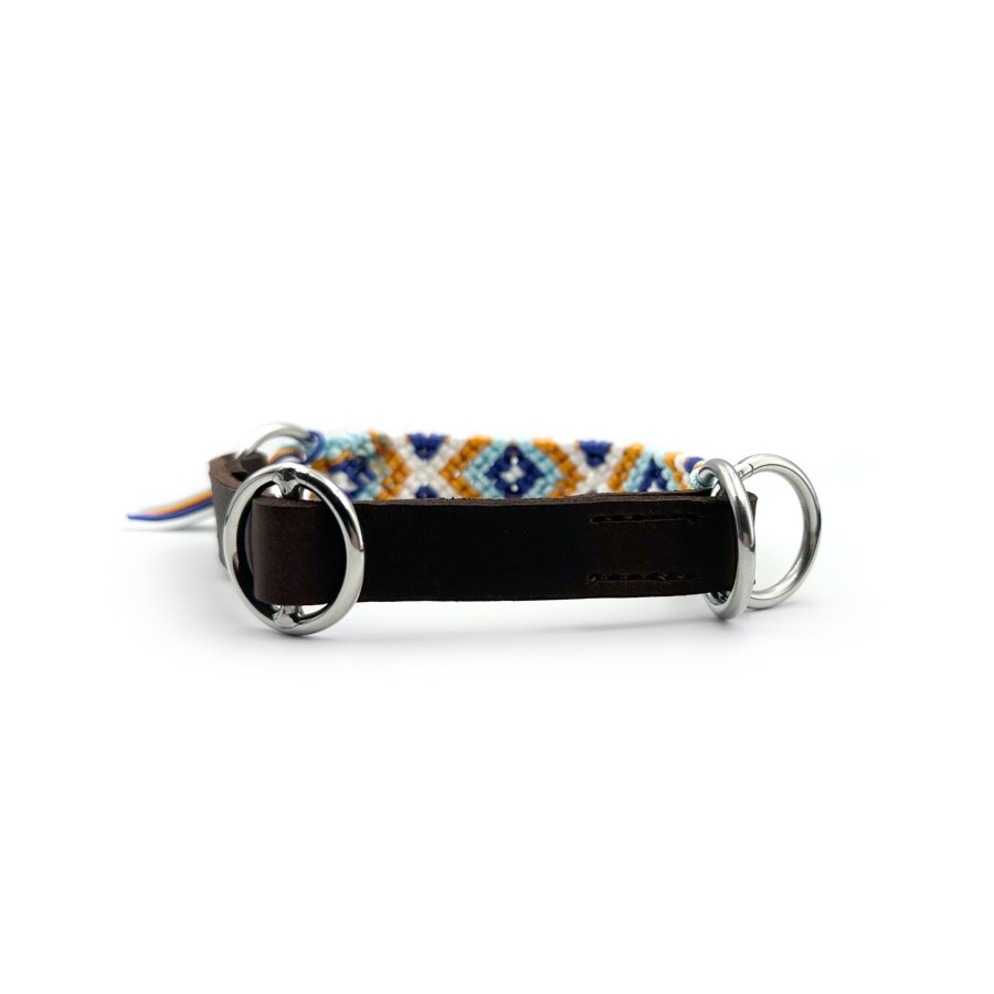 Tide – Sommerliches Freundschafts-Halsband aus Paracord und Leder | BorderCollier