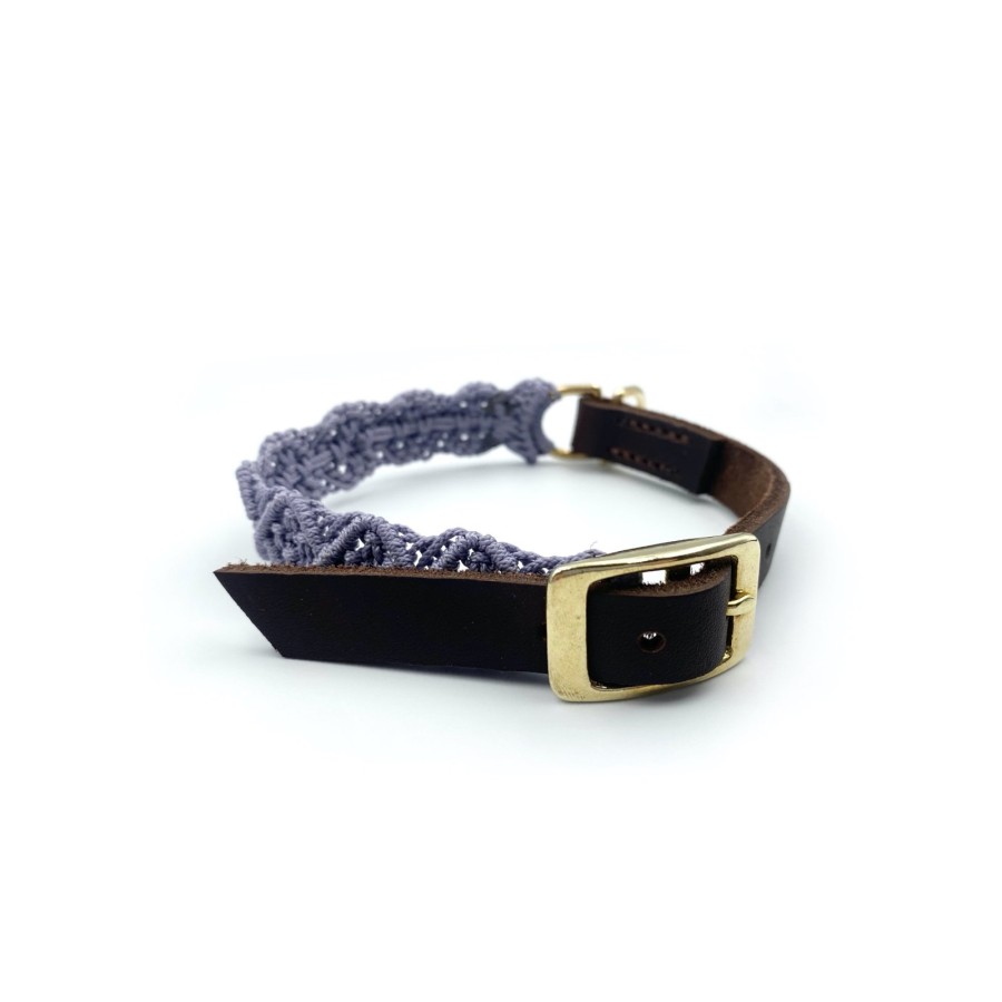 Makramee Hundehalsband Zivka – handgemacht für kleine Hunde
