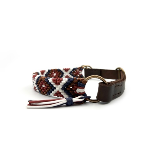Adonia – Freundschafts-Halsband für Hunde | Handgeknüpft aus Paracord